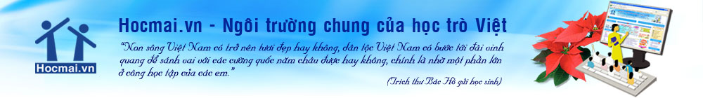 Hocmai.vn - Ngôi trường chung của học trò Việt
