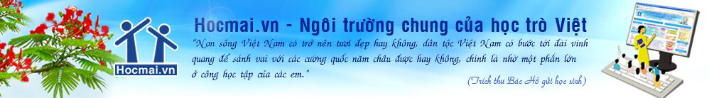 Hocmai.vn - Ngôi trường chung của học trò Việt